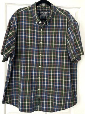 Vintage Y2K Abercrombie & Fitch 90s Big Shirt Men’s XL Plaid Made in Jamaica